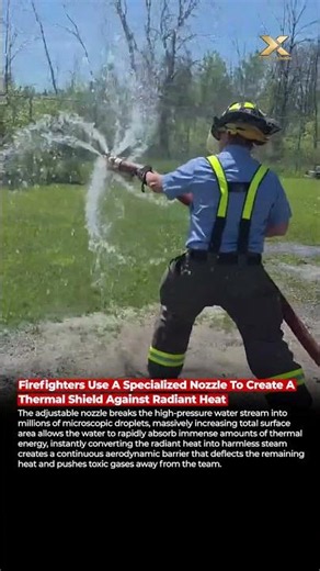 Firefighters Use Fluid Dynamics to Block Immense Heat