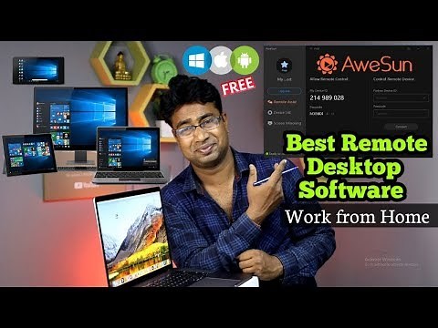 Best Free Remote Desktop Software for Windows, Android & iOS to Work from Home | AweSun