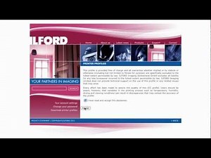 ILFORD ICC Profile Tutorial