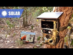 CamPark TC22 trail camera review and configuration ☀️🔋 WITH SOLAR