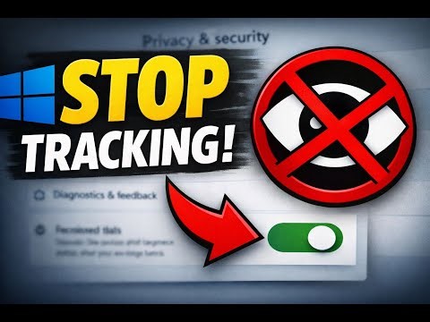 STOP Windows From Tracking You! (Do This Immediately)