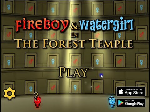 Fireboy and Watergirl in The Forest Temple Unblocked (Two Player Game)