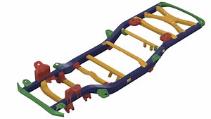 Concept design of Chassis Frame with Fusion 360