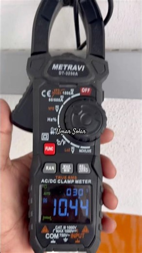 How to Use DC Clamp Meter #solar #dcclampmeter