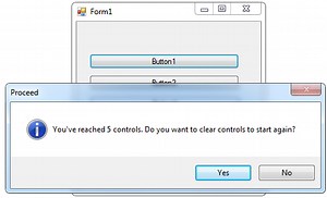 Adding Button Using C#