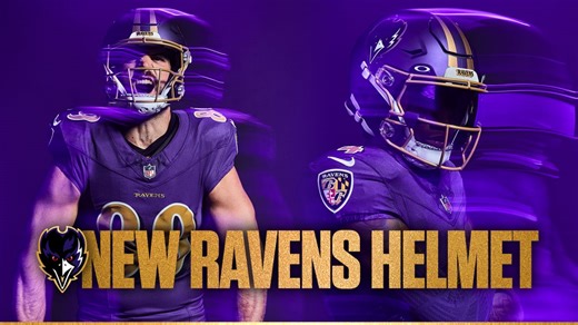 Watch Players React to New Ravens Helmet