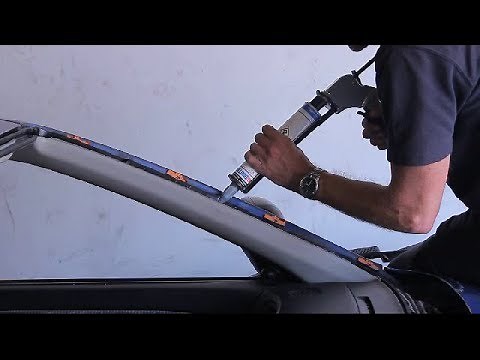 How to easily remove and install a new windshield