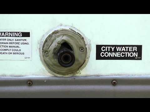 Tips when replacing the city water connection on a RV