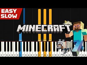 Minecraft - Sweden - EASY Piano Tutorials for Beginners