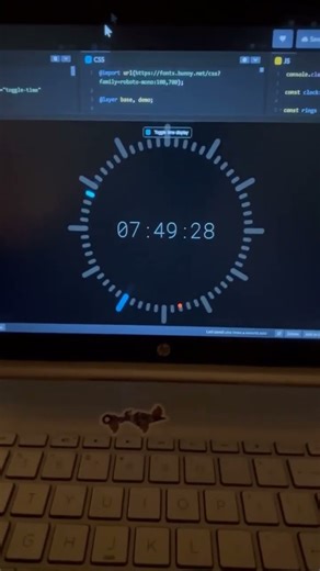 CSS Clock Animation Tutorial | Real Working Clock Using Pure CSS & Keyframes #css