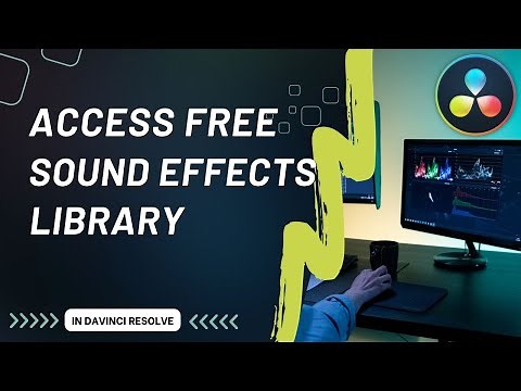 Download The Free Sound Effects Library in DaVinci Resolve