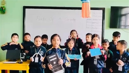 1.4K views · 32 reactions |  “Parts of Computer” Song by Grade I Students!  Our little tech stars from Grade I sang the “Parts of Computer” song with great enthusiasm and joy! ️ Learning made fun through music — watch our young learners sing, smile, and shine as they explore the world of computers! ❤️ #PartsOfComputer #FunLearning #LittleLearners #thechandbaghschool #cgeducation | The Chandbagh School | Facebook