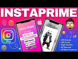 InstaPrime V5 Tutorial 🔥| Full iOS Instagram On ANDROID | iOS Emojis + Fonts + Round Edge on Android