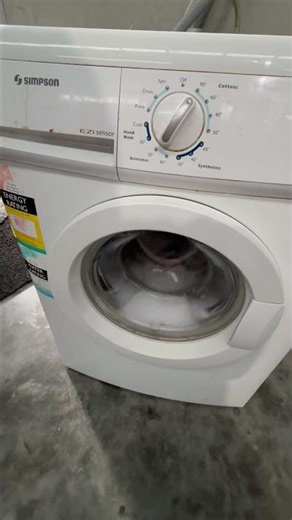Home Appliance Testing Front Loader Washing Machine. #homeappliance #testing #simpsons