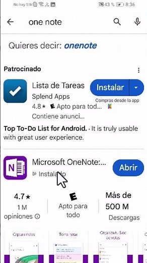 SAVE YOUR DATA IN ONENOTE FOR ANDROID🫒