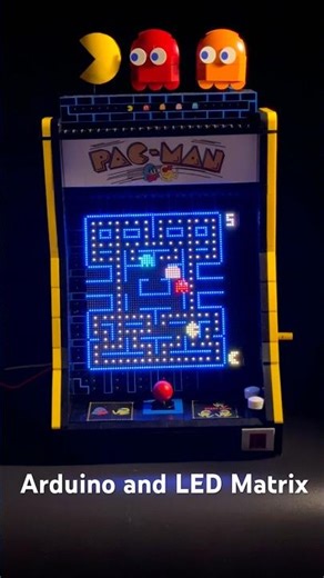 Pac-Man Arcade Machine with Arduino and LEGO