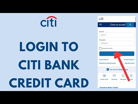 Citi Card Login - How to Sign in to Citibank Credit Card Account (2023)