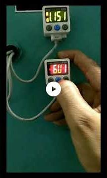 How to set pressure in SMC digital pressure switch I #smc I