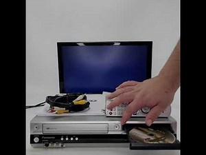 Showcasing the Panasonic DMR-ES35V VCR DVD Combo/ DVD Recorder working! For Sale on eBay