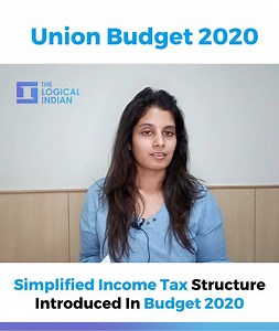 16K views · 68 reactions | In the longest Union Budget speech by FM Nirmala Sitharaman, she inroduced the 'New Simplified Tax Regime' with five tax slabs. The new tax structure, however, comes with a catch that the taxpayer will have to forego certain exemptions and deductions. #Budget2020 | The Logical Indian | Facebook