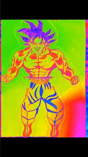 how to draw Goku ultra instinct