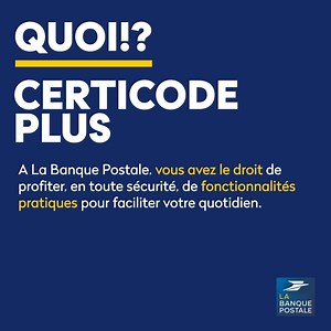 17K views · 50 reactions | Disposer d’une sécurité renforcée pour consulter et gérer vos comptes via l’application mobile et l’Espace Client Internet ?  Vous avez le droit. Avec le service Certicode Plus, renforcez la sécurité de vos comptes en ligne  grâce à votre smartphone personnel  Gratuit, ce service vous donne aussi accès à des fonctionnalités pratiques au quotidien, telles que l'ajout de bénéficiaires  | La Banque Postale | Facebook