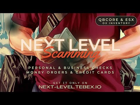 [QBCore][ESX] FiveM Advanced Scamming / Fraud | Next Level Modz