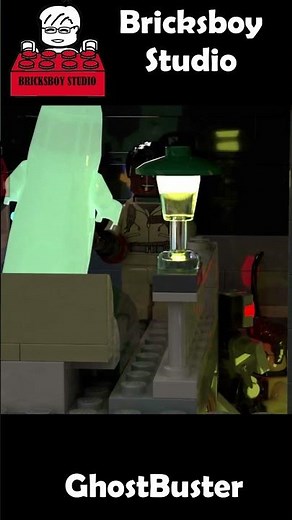 LEGO Ghostbuster Animation #shorts #ghostbusters #lego #ecto #brickstopmotion