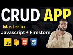 Build a CRUD App with JavaScript + Firebase Firestore Database! 🔥🚀 Tutorial