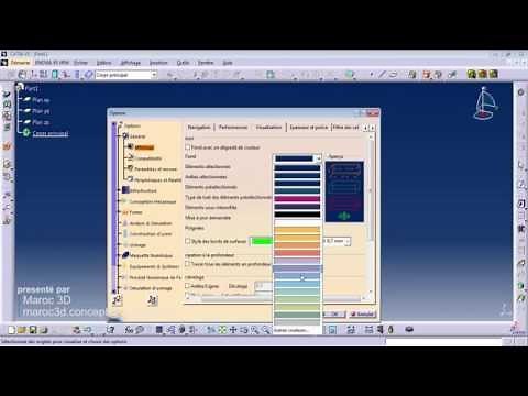 -[Tutoriel]- .:: Catia V5 || Tuto #1 || Initiation et Pérsonnalisation ::. HD