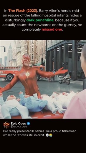 The Flash Actually MISSED A Baby? #TheFlash #DC #shorts