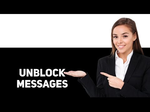How to Unblock Message Blocking is Active 2025