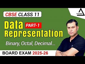 Class 11 Computer Science | Chapter 2 Data Representation Part-1 | Number Systems, ASCII, Unicode