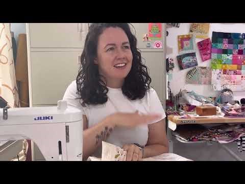 Modern Table-runner Freezer Paper Appliqué (Pattern by Amy Struckmeyer)