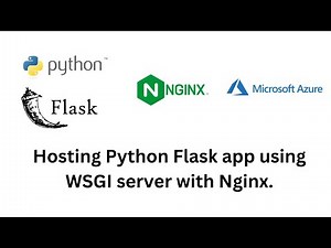 Hosting Python Flask app using WSGI server with Nginx | #python #nginx | ‪@MicrosoftAzure‬ ‪@SudoCloud‬