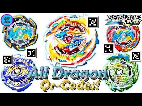 All DRAGON QR-CODES | Все Dragon Qr-Коды - Beyblade Burst Surge
