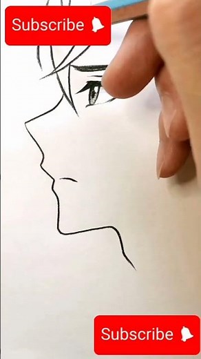Easy Anime Drawing Step by Step Tutorial for Kids and Beginners | Simple Anime Art Idea