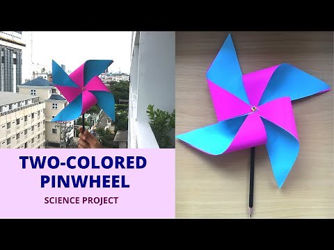 PAPER PINWHEEL | Step by Step Guide on How to Make a Pinwheel | Science Project