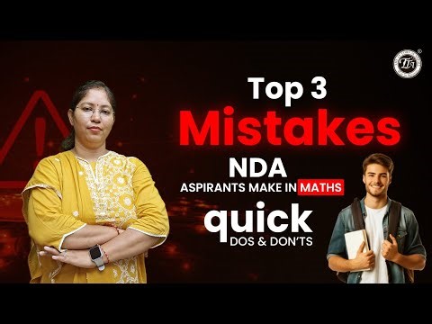 Quick Dos & Don’ts for NDA 2026 Preparation 🚫| Maths Prep with Chitra Ma’am” | THE TUTORS Academy