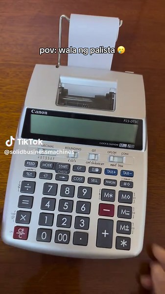 Canon P23-DTSC Printing Calculator for Easy Tracking