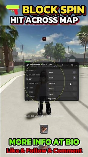 Block Spin Best FREE COMBAT Script 🔥 #blockspin #robloxscript