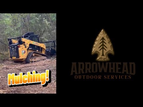 Land Clearing, Forestry Mulching, Land Mulching in CAT 275 XE LM1
