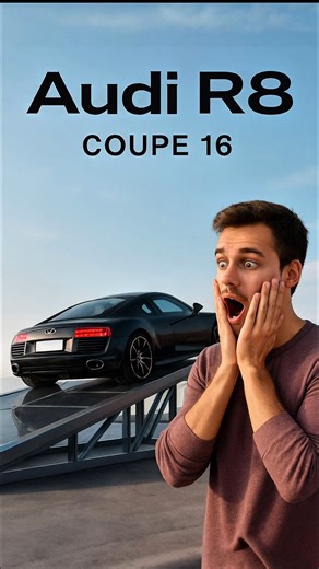 Discover Why the Audi R8 Coupe 16 is in a League of Its Own! #audi #supercar #coupe