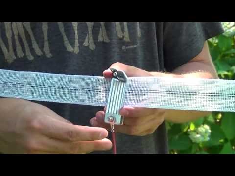 7. Installing Connectors on an Electric Fence