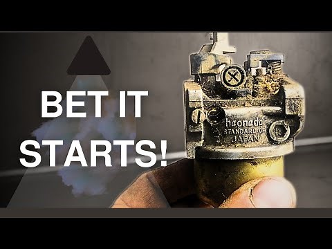 How to Clean and Repair a Carburetor on a Honda lawn mower & small engines | Step-by-Step Guide