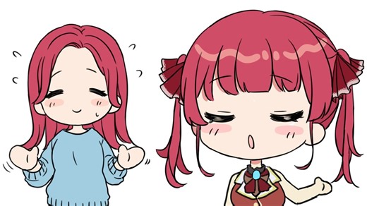 【切り抜き漫画】マリン船長に甘々なお姉ちゃん【宝鐘マリン/ホロライブ】