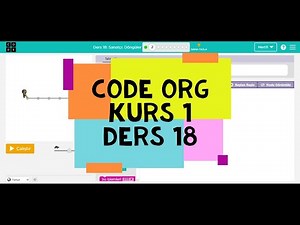 Code Org Kurs 1 Ders 18 Sanatçı Döngüler Cevapları - Code.org Course 1 Lesson 18 Artist Loops