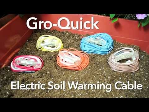Gro-Quick™ Electric Soil Warming Cable Installation