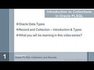 oracle plsql records and collections introduction to oracle collections