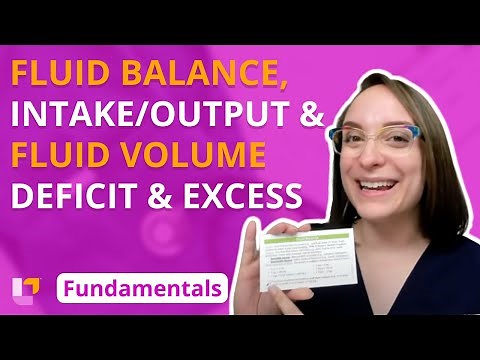 Fluid Balance, Intake/Output, Fluid Volume Deficit and Excess - Fundamentals of Nursing | ‪@LevelUpRN‬